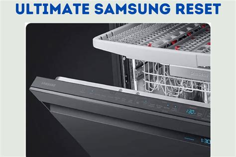 How to reset your Samsung dishwasher